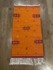 Oranžový Berber koberec